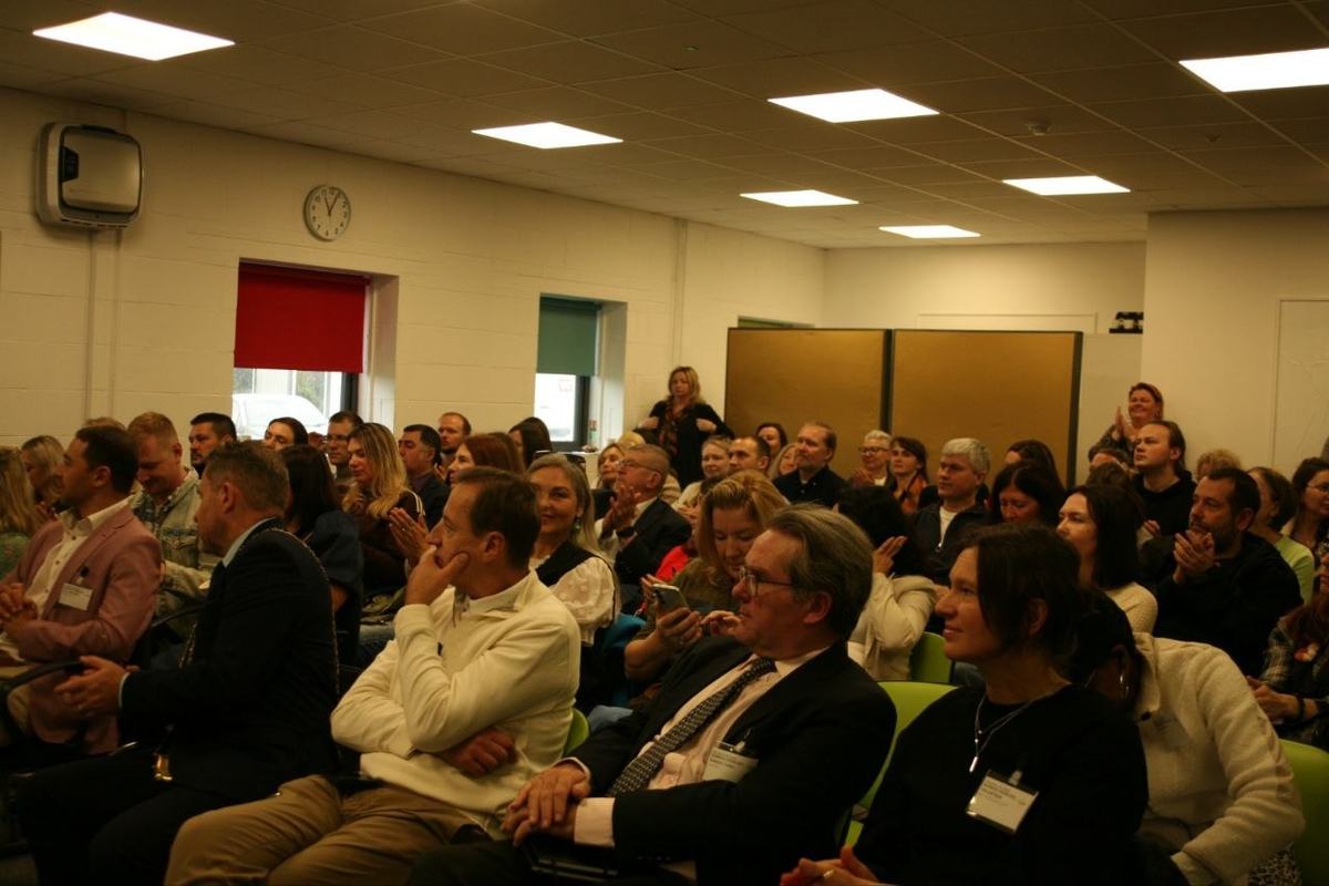 The audience listening at the business forum in Drogheda